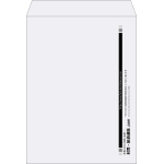 【既製品】角0(287x382mm)（〒枠なし）