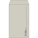 【既製品】角8(119x197mm)（〒枠なし）