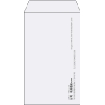 【既製品】角8(119x197mm)（〒枠なし）