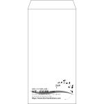 【既製品】長3(120x235mm)（〒枠なし）