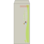【既製品】長40(90x225mm)（〒枠あり）
