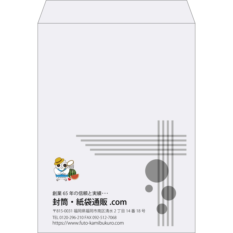 【既製品】角0(287x382mm)（〒枠なし）
