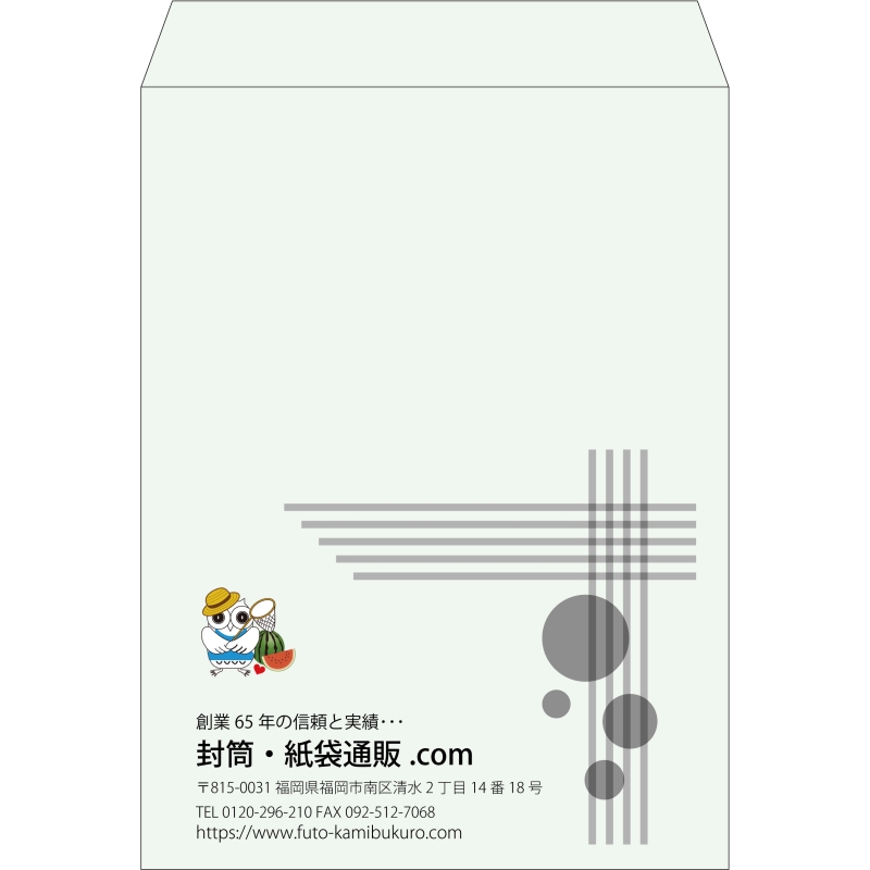 【既製品】角0(287x382mm)（〒枠なし）