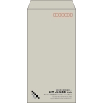 【既製品】長3(120x235mm)（〒枠あり）
