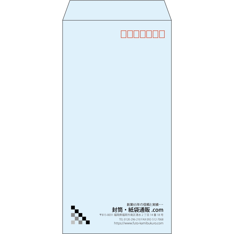 【既製品】長3(120x235mm)（〒枠あり）