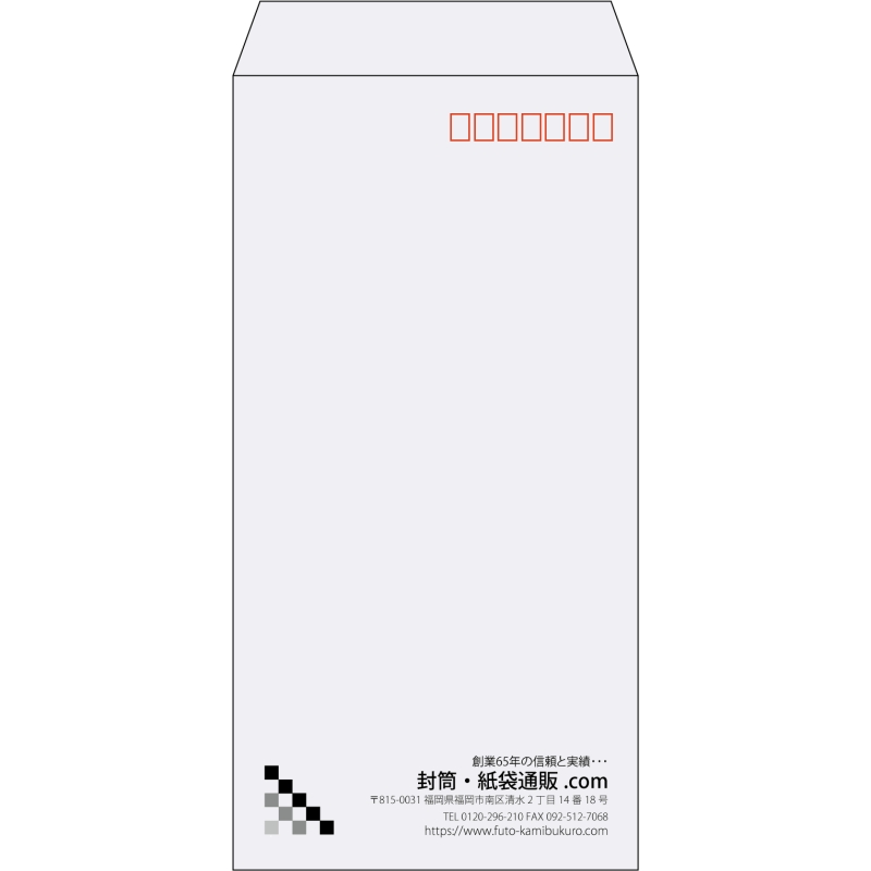 【既製品】長3(120x235mm)（〒枠あり）
