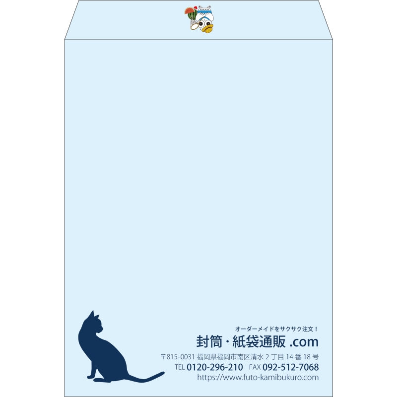 【既製品】角0(287x382mm)（〒枠なし）