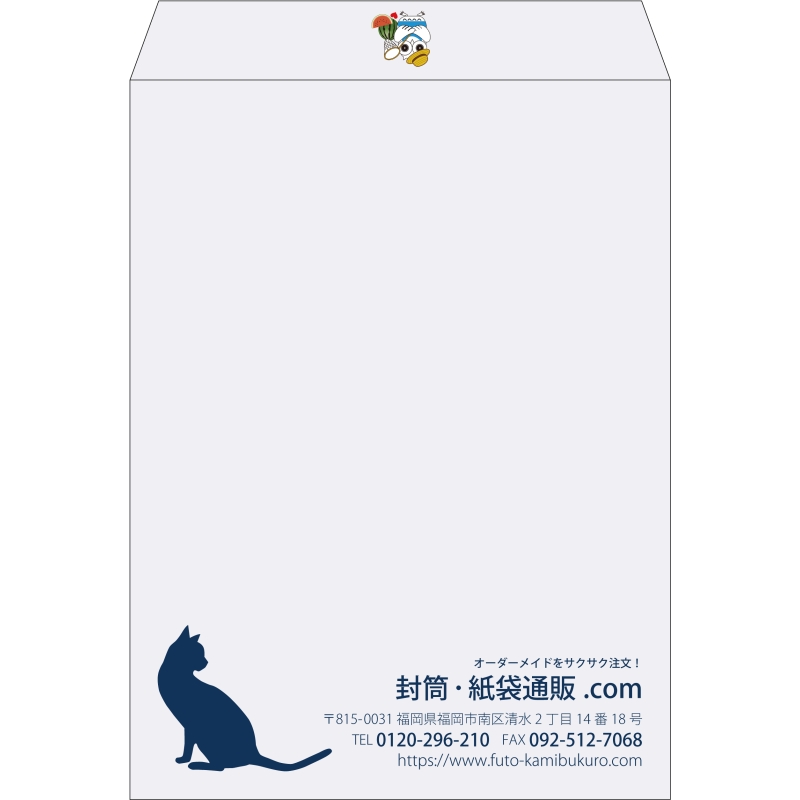 【既製品】角0(287x382mm)（〒枠なし）