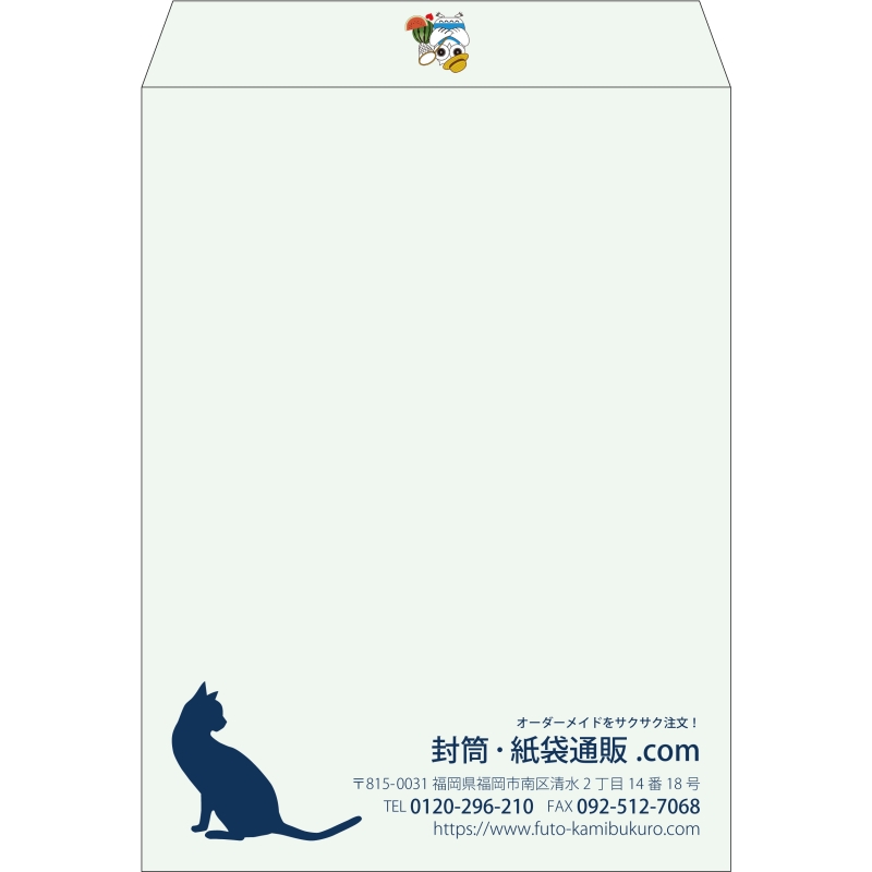 【既製品】角0(287x382mm)（〒枠なし）