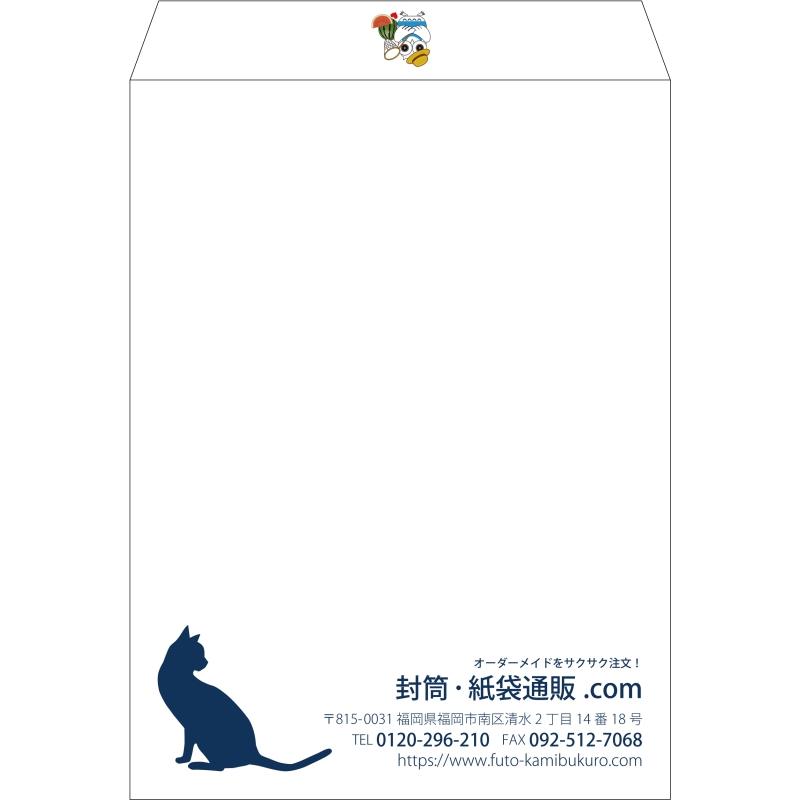 【既製品】角0(287x382mm)（〒枠なし）