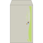 【既製品】角8(119x197mm)（〒枠なし）