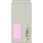 【既製品】長3窓付き(120x235mm)（〒枠なし）