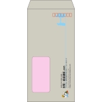【既製品】長3窓付き(120x235mm)（〒枠あり）