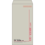 【既製品】長3(120x235mm)（〒枠あり）
