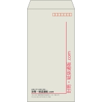 【既製品】長3(120x235mm)（〒枠あり）