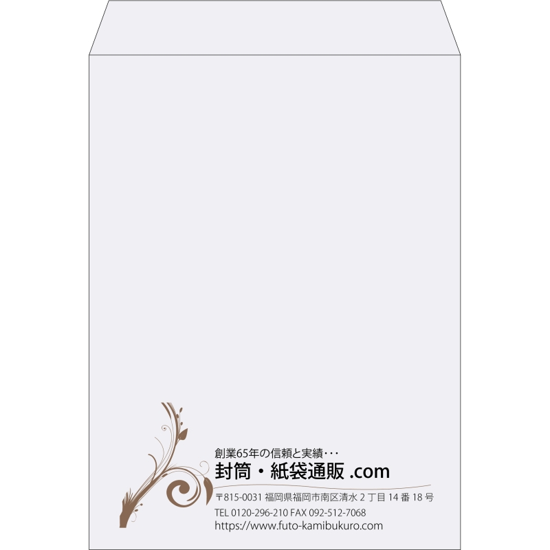 【既製品】角0(287x382mm)（〒枠なし）