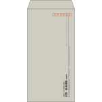 【既製品】長3(120x235mm)（〒枠あり）