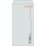 【既製品】長3(120x235mm)（〒枠あり）