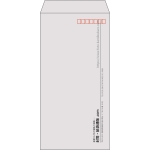【既製品】長3(120x235mm)（〒枠あり）