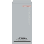 【既製品】長3(120x235mm)（〒枠あり）