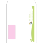 【オリジナル封筒】角5窓付き(190x240mm)（〒枠なし）