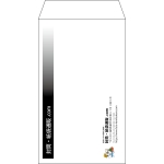 【既製品】角8(119x197mm)（〒枠なし）