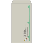 【既製品】長3(120x235mm)（〒枠なし）