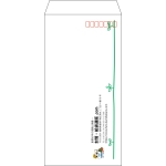 【既製品】長3(120x235mm)（〒枠あり）
