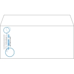 【既製品】洋4(235x105mm)（〒枠なし）