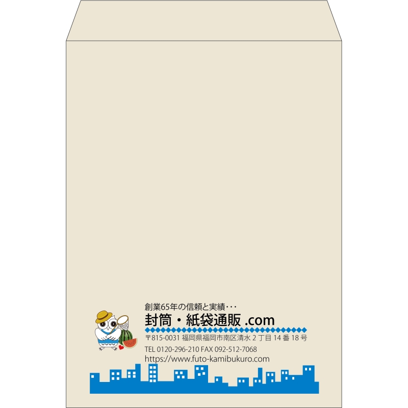 【既製品】角0(287x382mm)（〒枠なし）