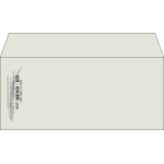 【既製品】洋4(235x105mm)（〒枠なし）