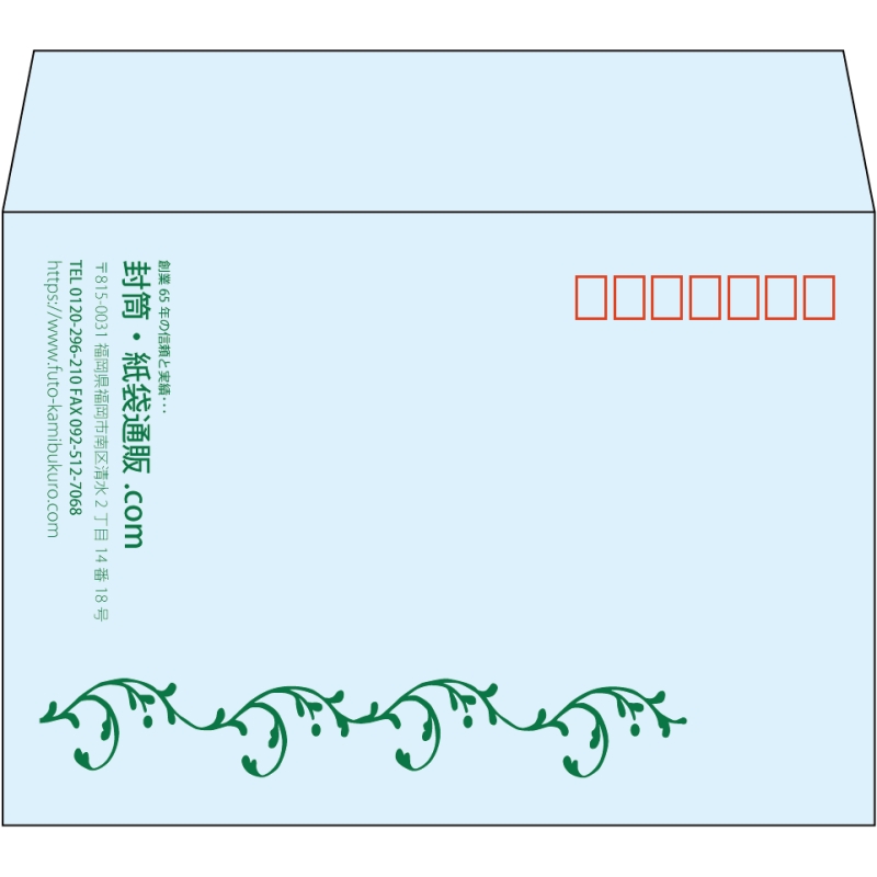 【既製品】洋2(162x114mm)（〒枠あり）
