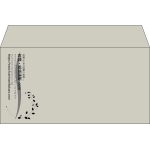 【既製品】洋長3(235x120mm)（〒枠なし）