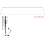 【既製品】洋長3(235x120mm)（〒枠あり）