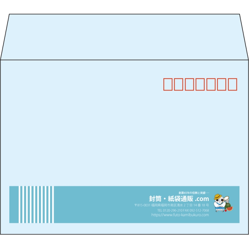 【既製品】洋2(162x114mm)（〒枠あり）