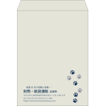 【既製品】角0(287x382mm)（〒枠なし）