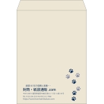 【既製品】角0(287x382mm)（〒枠なし）