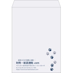 【既製品】角0(287x382mm)（〒枠なし）
