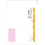 【オリジナル封筒】角3窓付き(216x277mm)（〒枠なし）