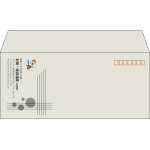 【既製品】洋4(235x105mm)（〒枠あり）