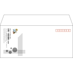【既製品】洋4(235x105mm)（〒枠あり）