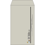 【既製品】角8(119x197mm)（〒枠なし）