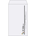 【既製品】角8(119x197mm)（〒枠なし）