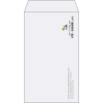 【既製品】角8(119x197mm)（〒枠なし）