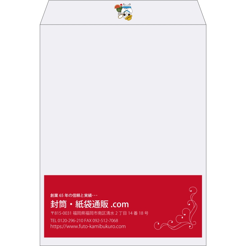 【既製品】角0(287x382mm)（〒枠なし）