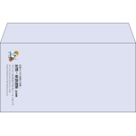 【既製品】洋長3(235x120mm)（〒枠なし）