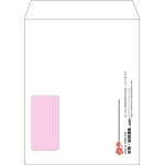 【オリジナル封筒】角5窓付き(190x240mm)（〒枠なし）