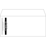 【既製品】洋4(235x105mm)（〒枠なし）