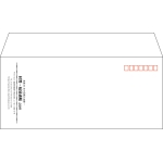 【既製品】洋4(235x105mm)（〒枠あり）