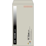 【既製品】長3(120x235mm)（〒枠あり）